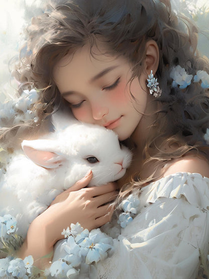 Beautiful Girl | Diamond Painting