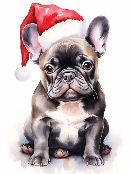 Christmas Dog | Diamond Painting