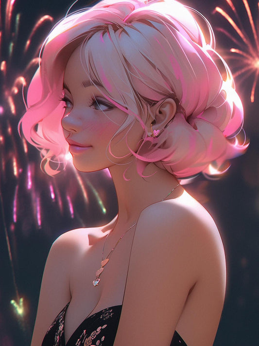 Beautiful Girl | Diamond Painting