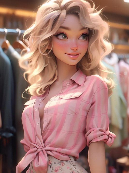 Beautiful Girl | Diamond Painting