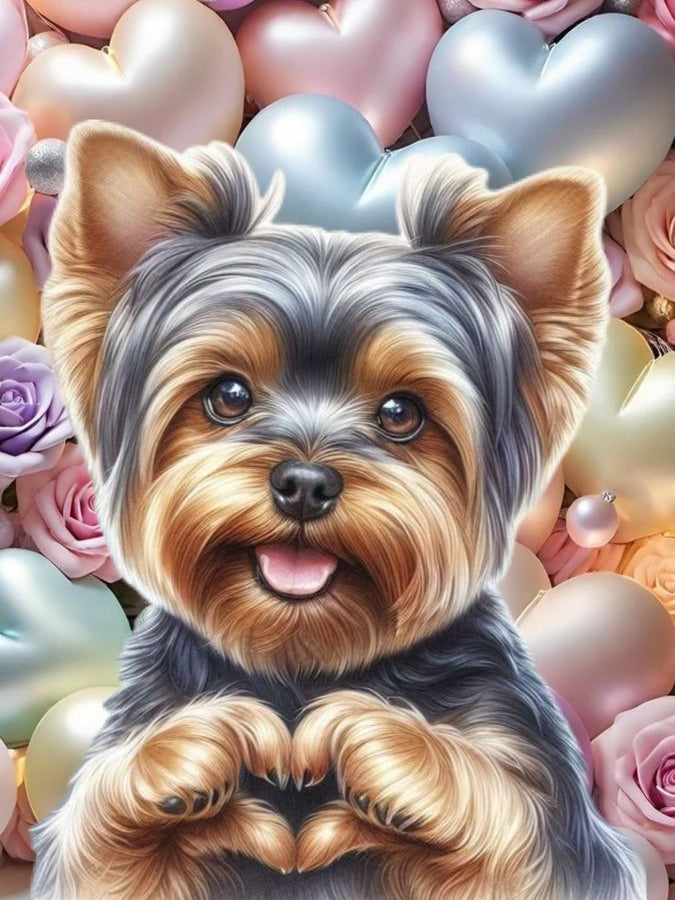 Dog Yorkie | Diamond Painting