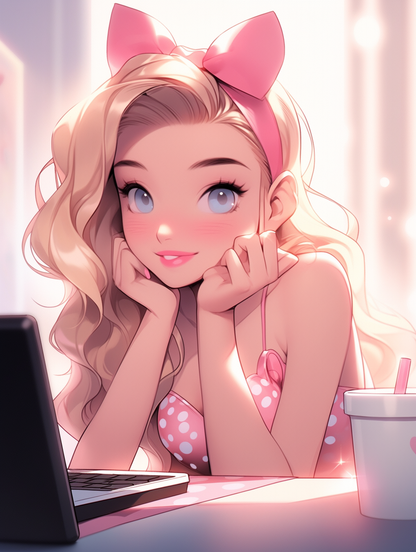 Beautiful Girl | Diamond Painting