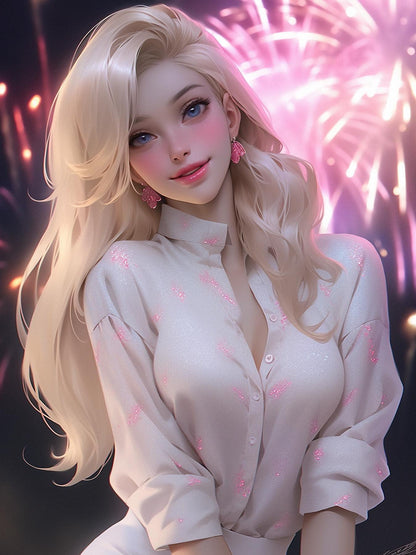 Beautiful Girl | Diamond Painting