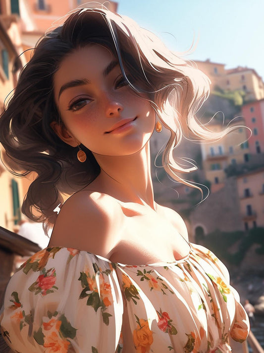 Beautiful Girl | Diamond Painting