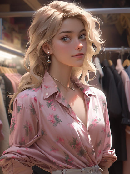 Beautiful Girl | Diamond Painting