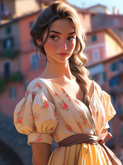 Beautiful Girl | Diamond Painting