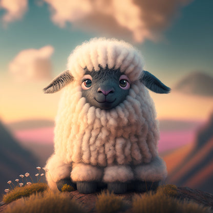Sheep | Diamond Painting