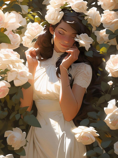 Beautiful Girl | Diamond Painting