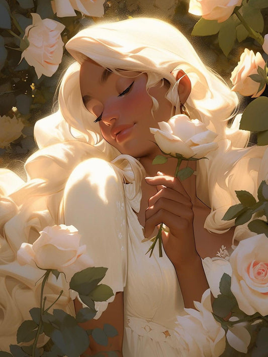 Beautiful Girl | Diamond Painting