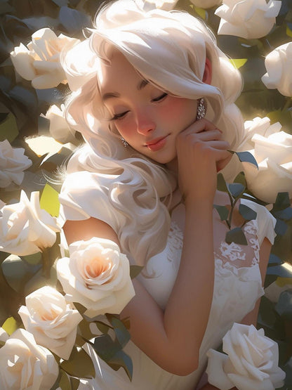 Beautiful Girl | Diamond Painting