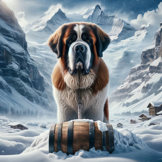 Saint Bernard Dog | Diamond Painting