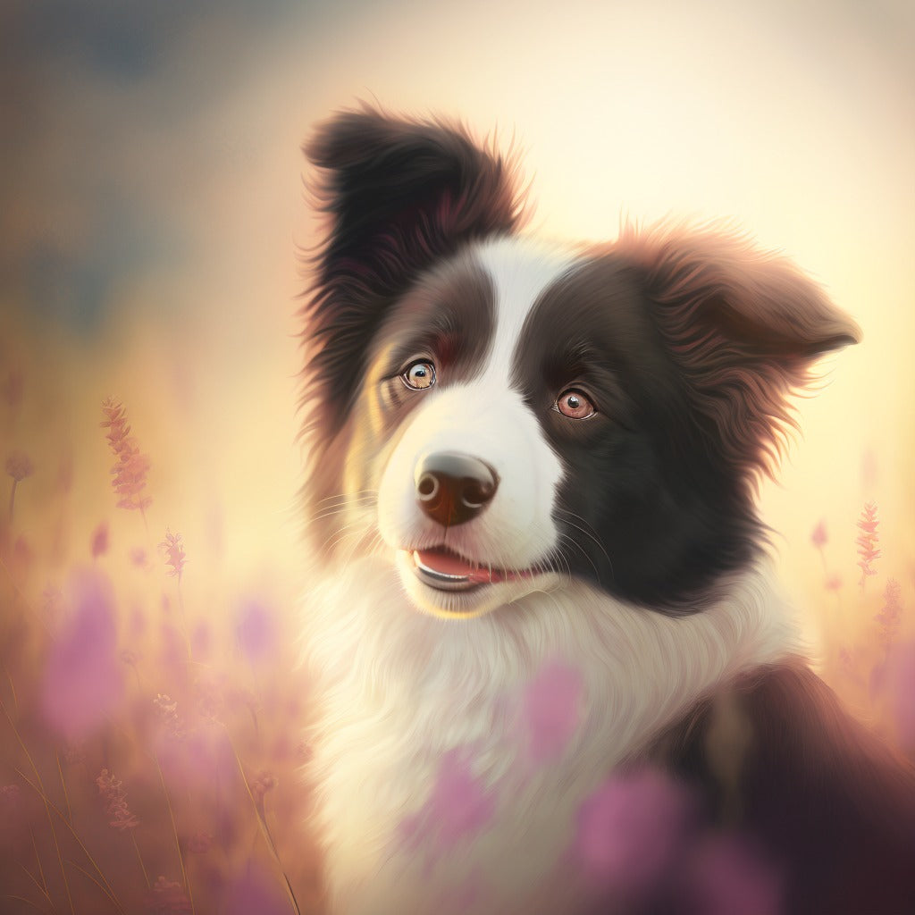 Dog Border Collie | Diamond Painting