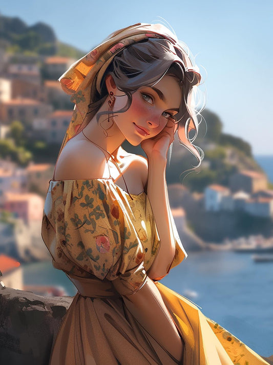 Beautiful Girl | Diamond Painting