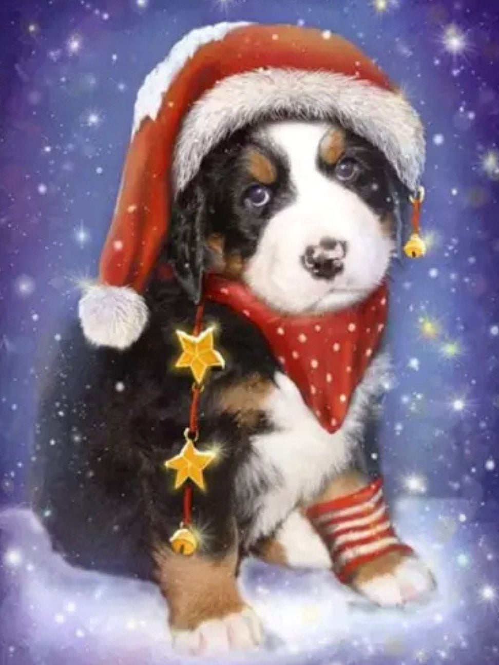 Christmas Dog | Diamond Painting