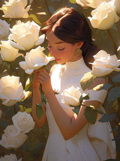 Beautiful Girl | Diamond Painting