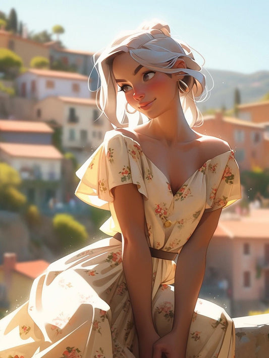 Beautiful Girl | Diamond Painting