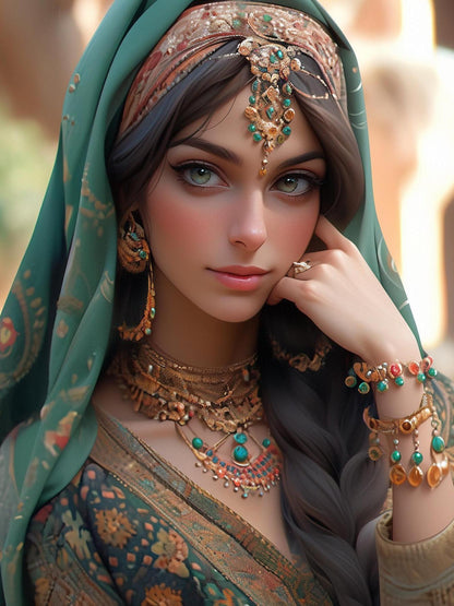 Beautiful Girl | Diamond Painting