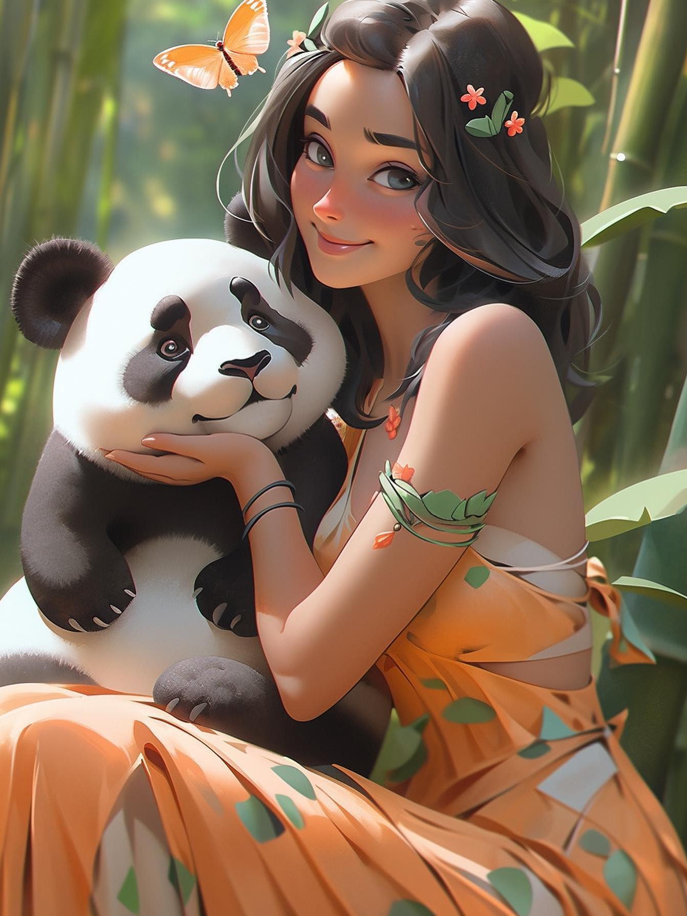 Beautiful Girl | Diamond Painting