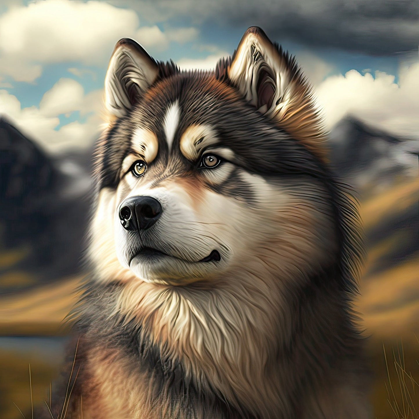 Husky Dog | Diamond Painting