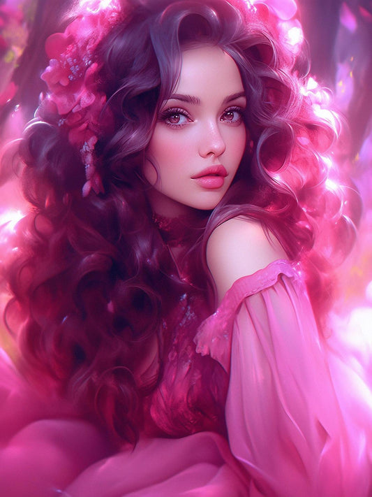 Beautiful Girl | Diamond Painting