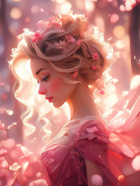 Beautiful Girl | Diamond Painting