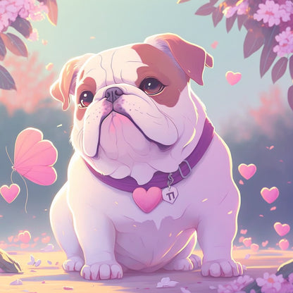 English Bulldog Dog | Diamond Painting