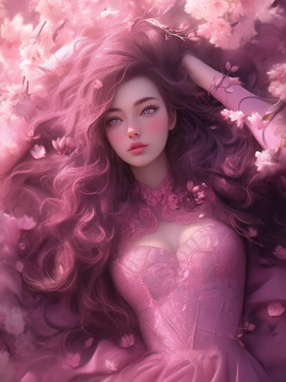 Beautiful Girl | Diamond Painting