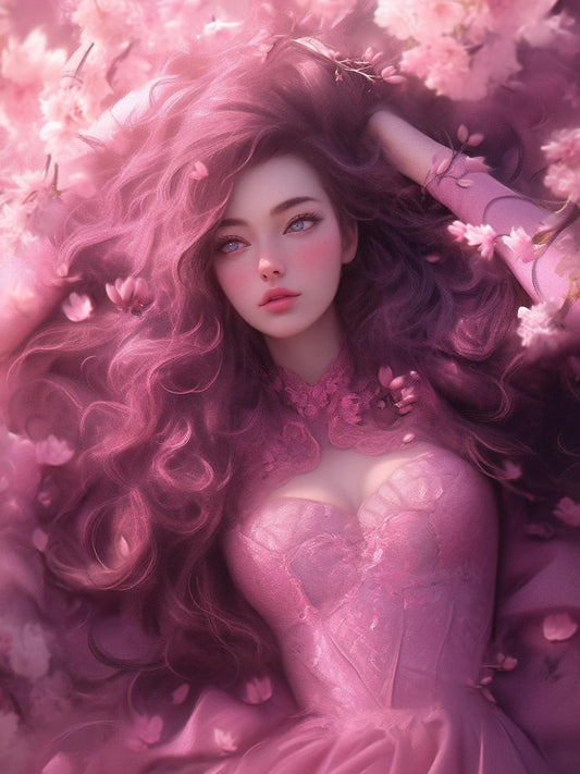 Beautiful Girl | Diamond Painting