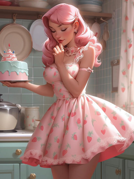 Beautiful Girl | Diamond Painting