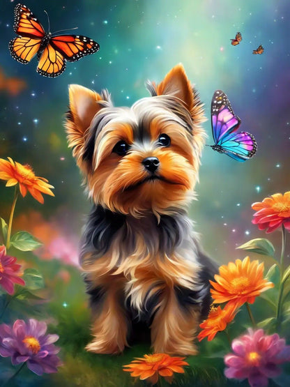 Dog Yorkie | Diamond Painting