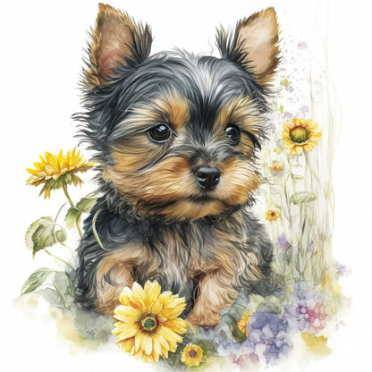 Dog Yorkie | Diamond Painting