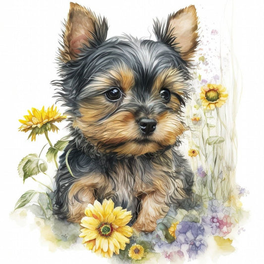 Dog Yorkie | Diamond Painting
