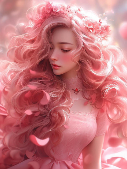 Beautiful Girl | Diamond Painting