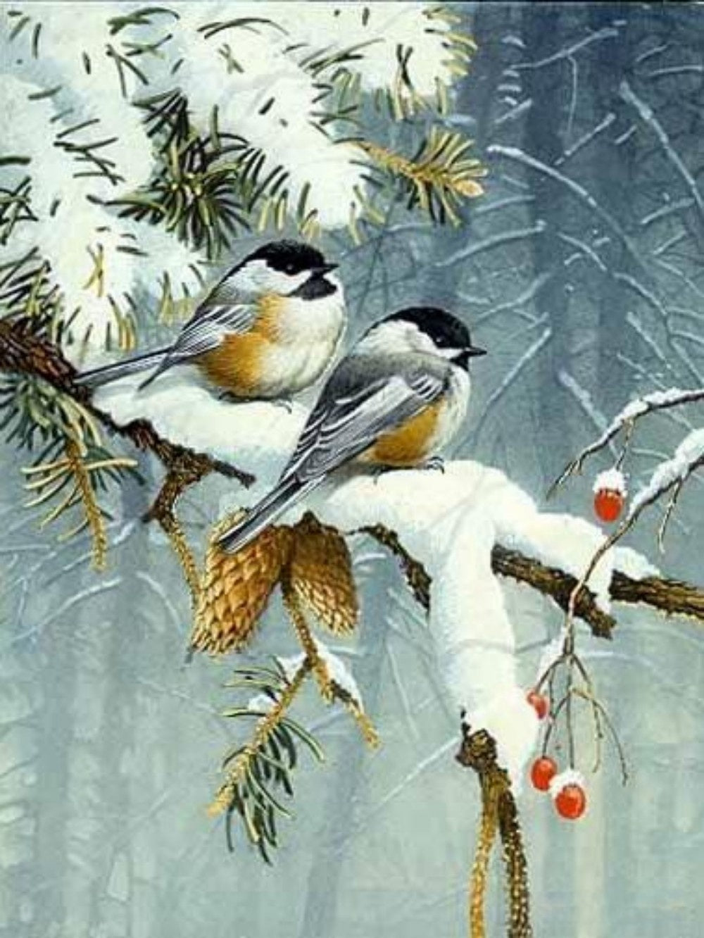 Chickadee | Diamond Painting