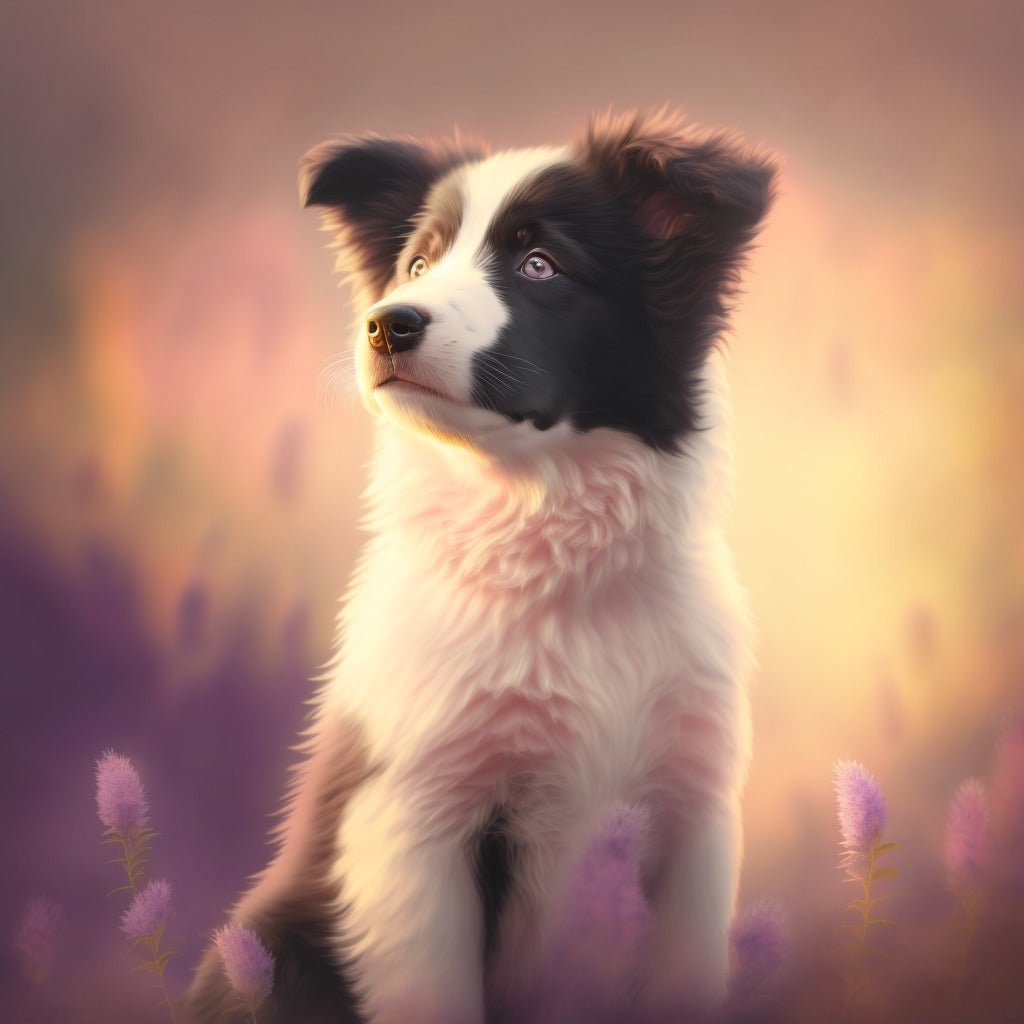 Dog Border Collie | Diamond Painting