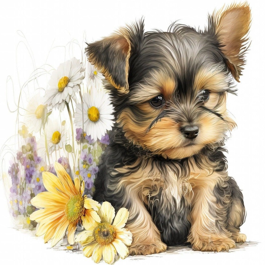 Dog Yorkie | Diamond Painting