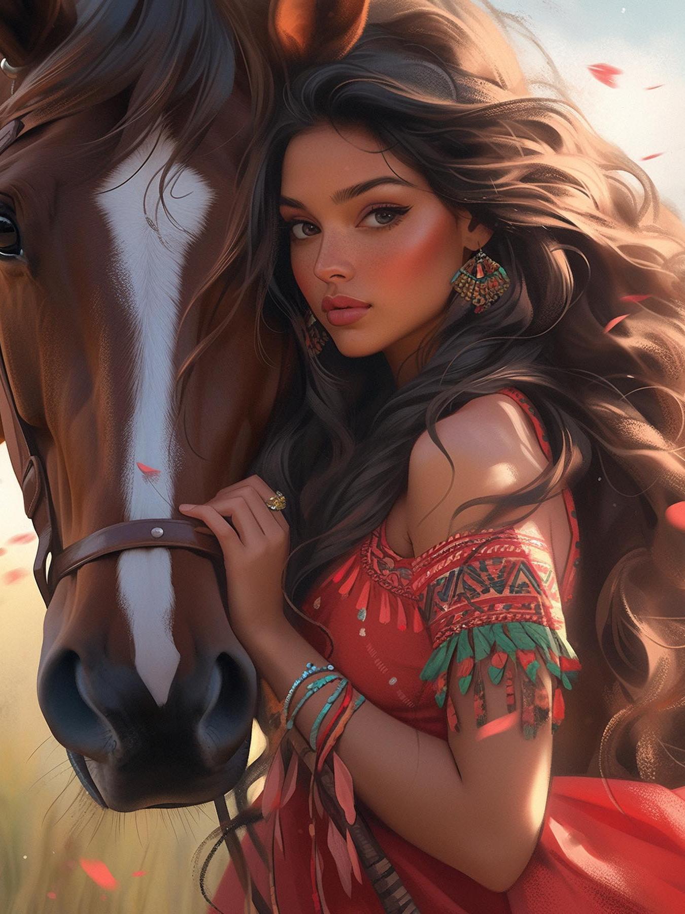 Beautiful Girl | Diamond Painting