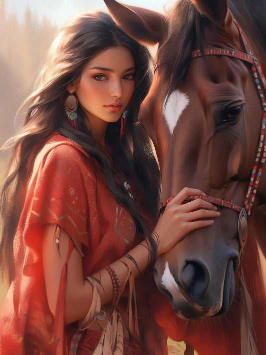 Beautiful Girl | Diamond Painting