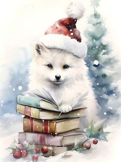 Christmas Dog | Diamond Painting