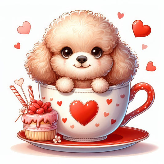 Poodle Dog | Diamond Painting