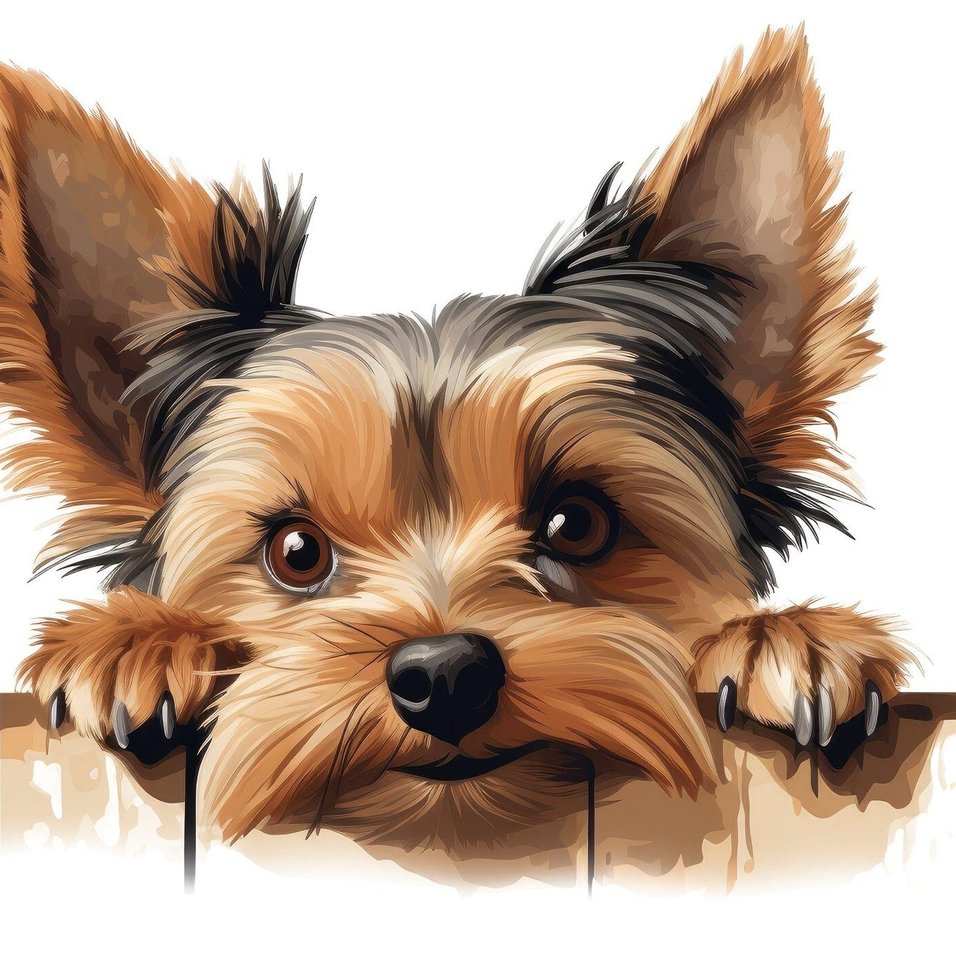 Dog Yorkie | Diamond Painting