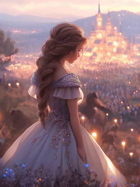 Beautiful Girl | Diamond Painting