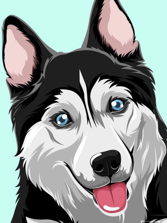 Husky Dog | Diamond Painting