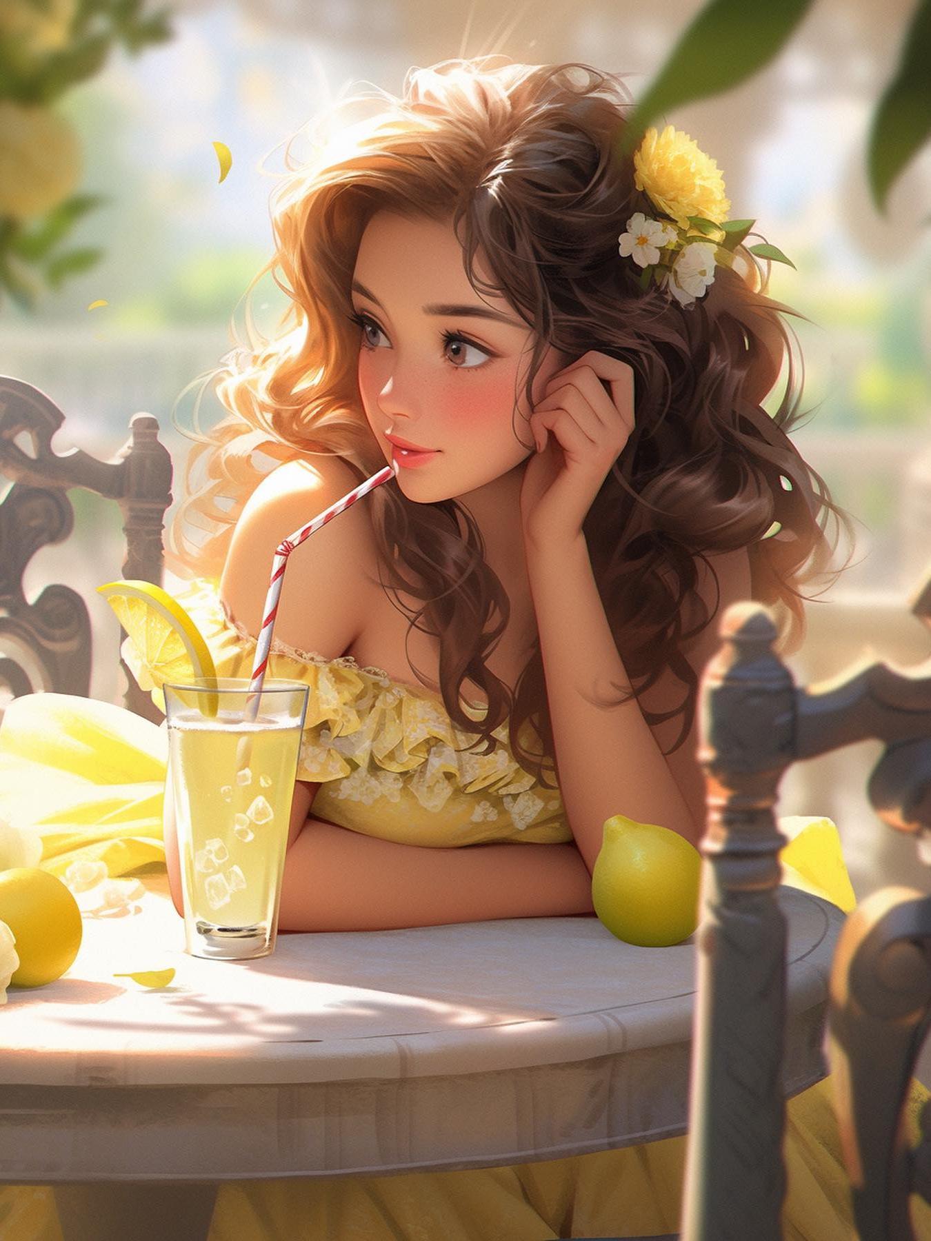 Beautiful Girl | Diamond Painting
