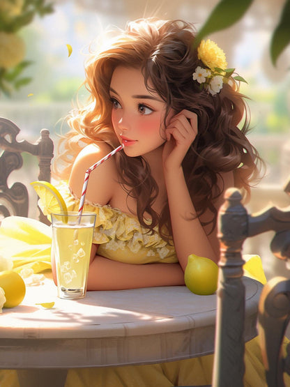 Beautiful Girl | Diamond Painting