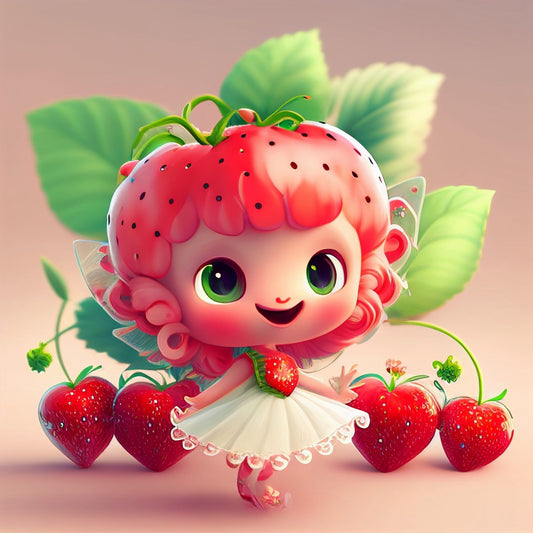 Strawberry Girl | Diamond Painting