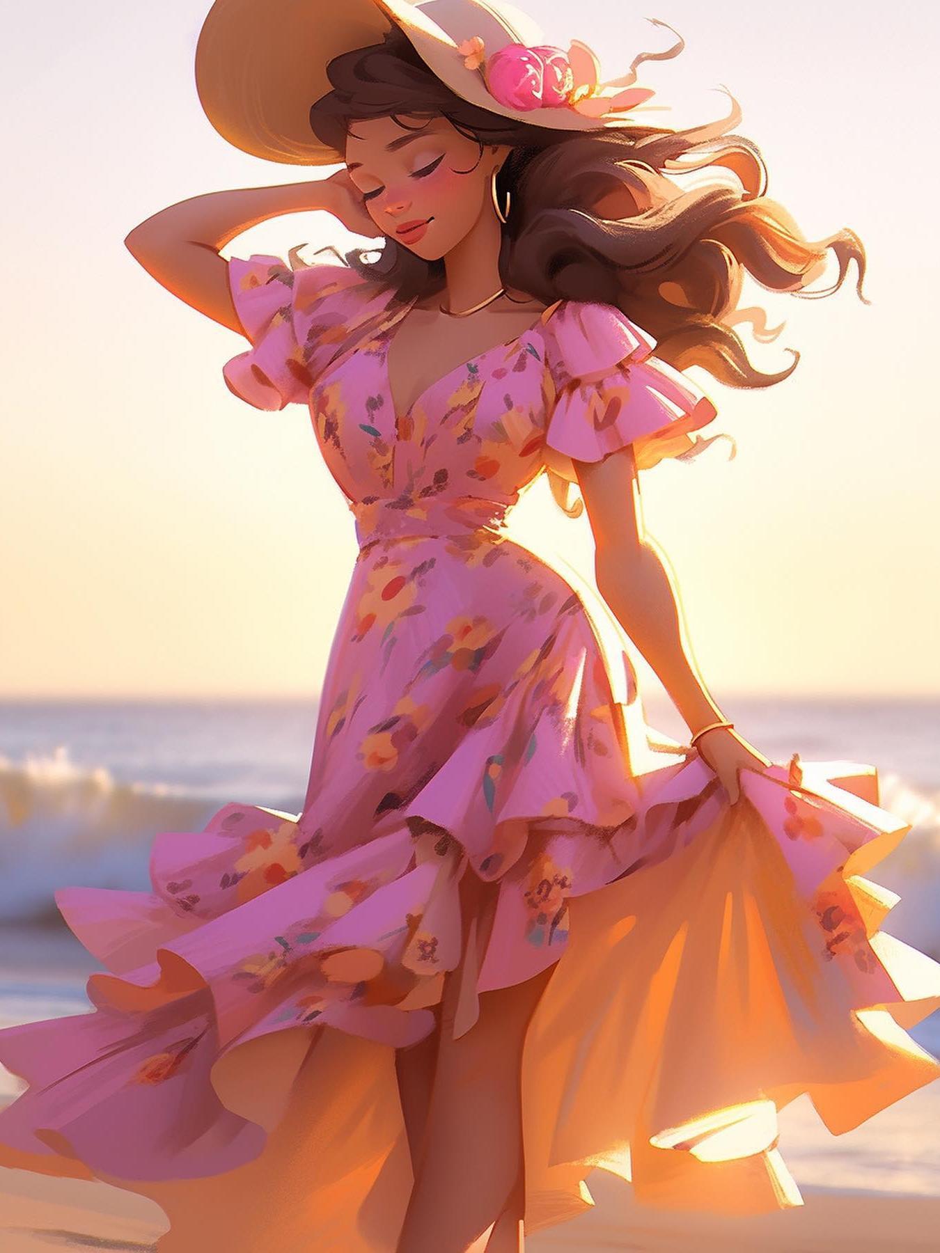 Beautiful Girl | Diamond Painting