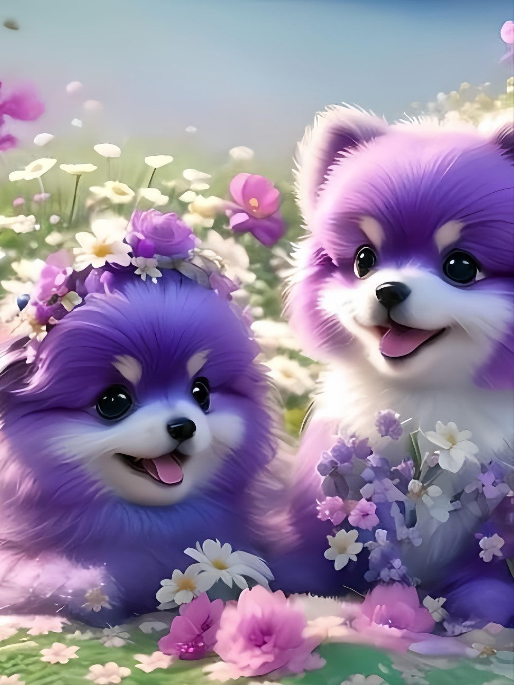 Pomeranian Dog | Diamond Painting