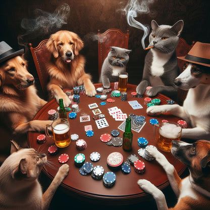 Playing Poker Dog | Diamond Painting