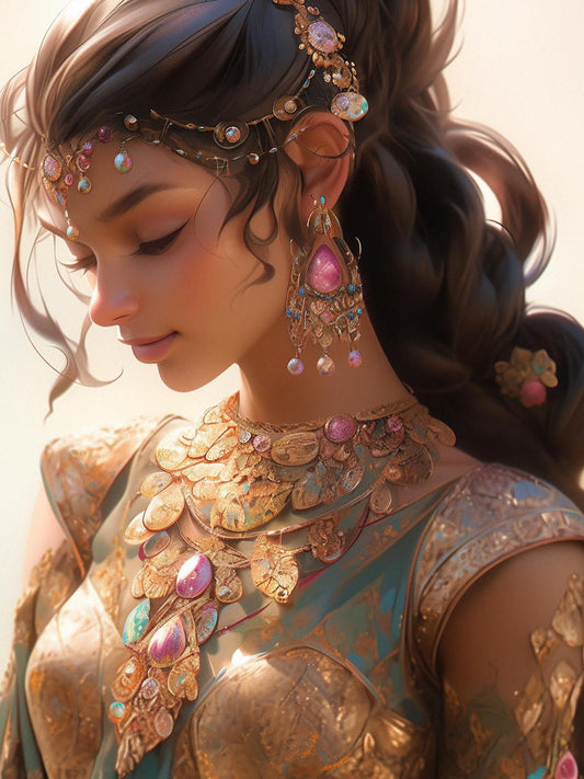 Beautiful Girl | Diamond Painting